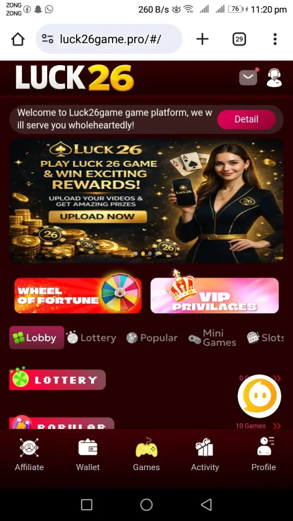 Luck26 Game Download 